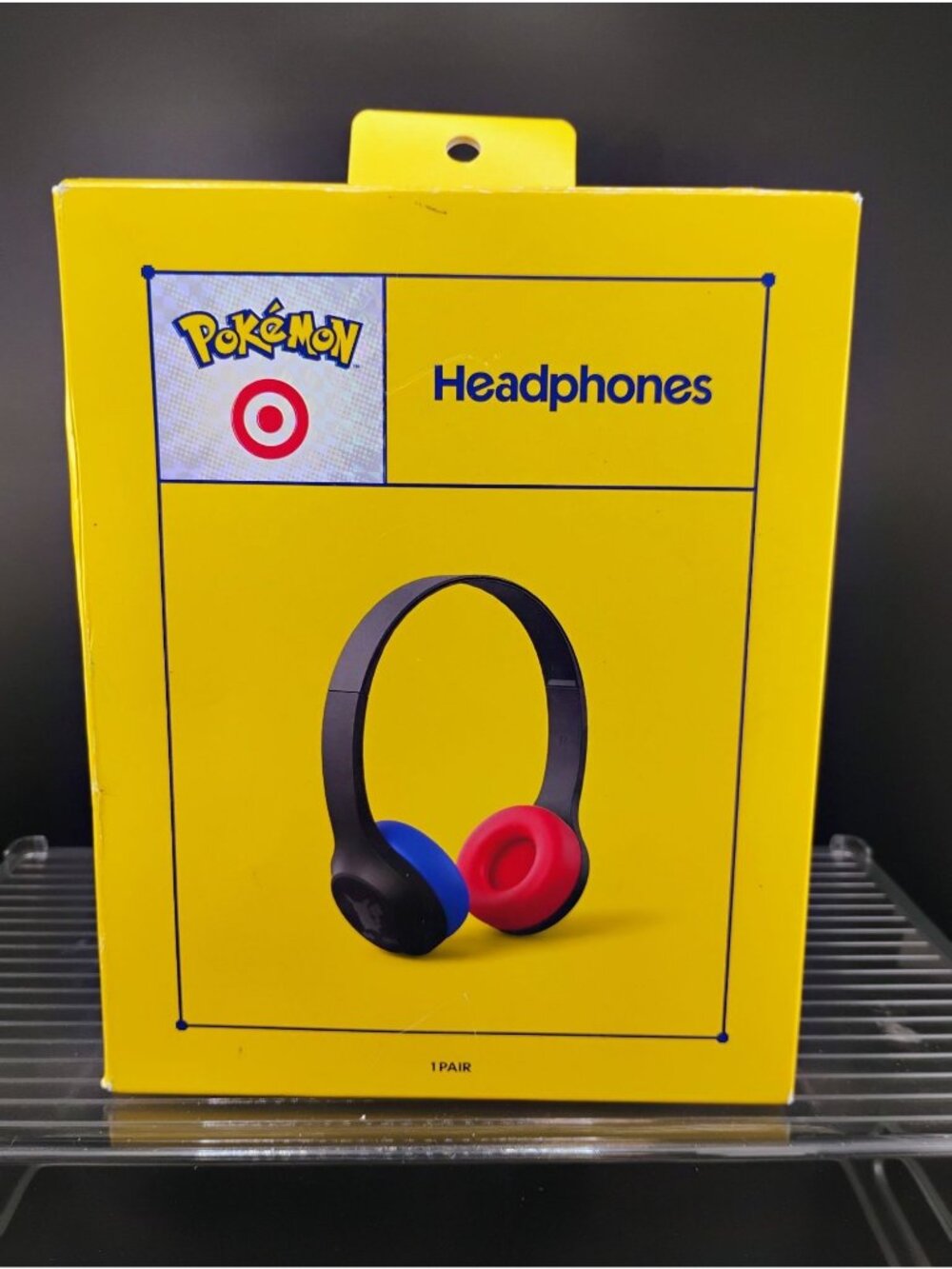 Pokémon Wireless Bluetooth Headphones Adjustable Headband & Red/Blue Design